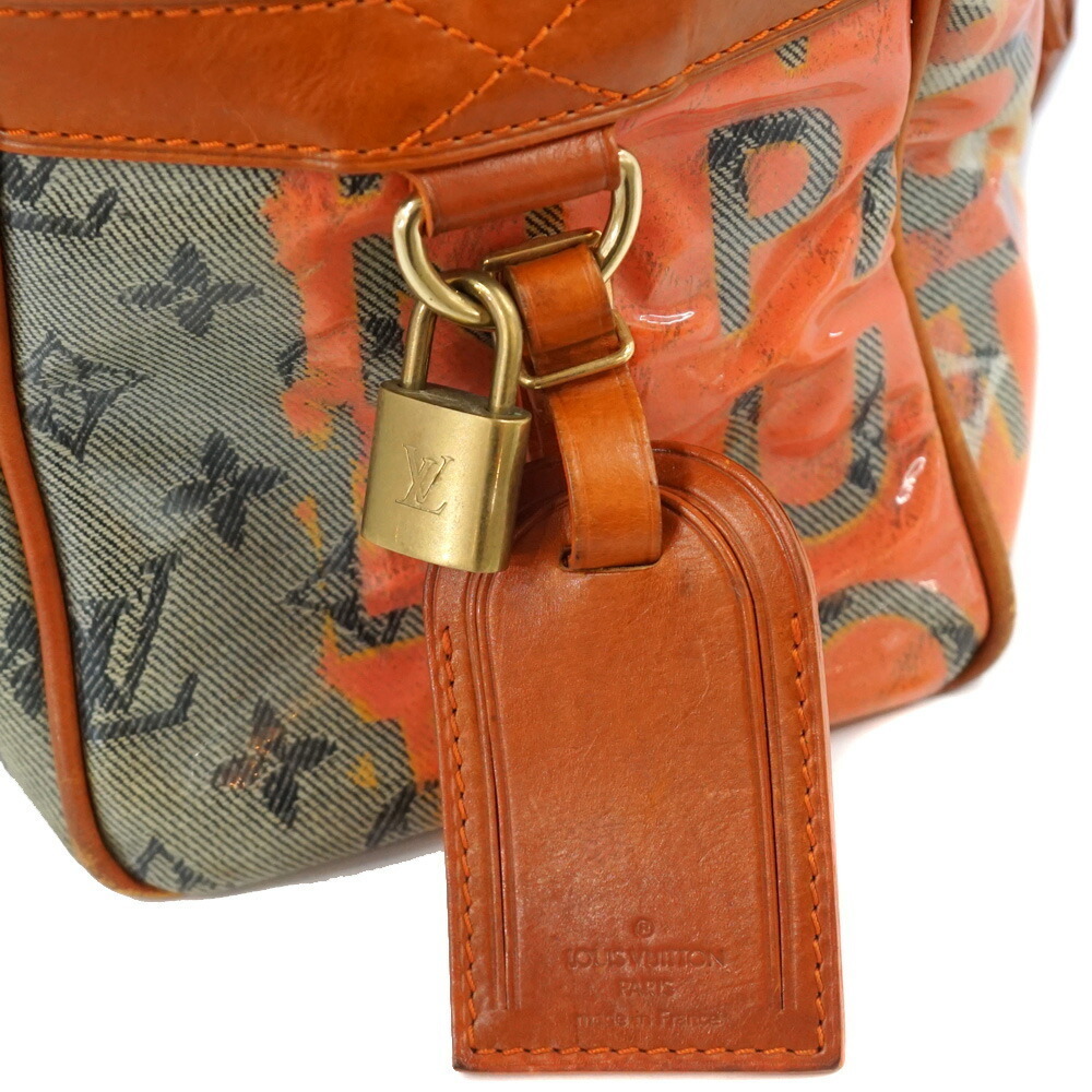 Louis Vuitton Weekender PM Bag Canvas Orange - Picture 6 of 14